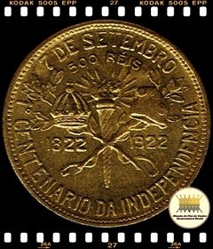 Km 521.1 Brasil 500 Reis ND(1922) # 1o Centenário da Independência do Brasil (Nós Temos Mais de Um Estado de Conservação # Favor Escolher o Estado de Conservação)