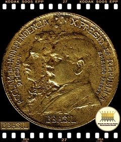 Km 522.1 e 522.2 Brasil 1000 Reis ND(1922) # 1o Centenário da Independência do Brasil (Nós Temos Mais de Um Estado de Conservação # Favor Escolher o Estado de Conservação)