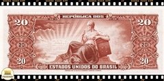 C084 Brasil 20 Cruzeiros ND(1955) FE P160a - comprar online