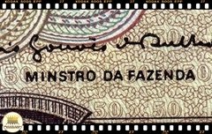 C115 Brasil 5 Centavos em 50 Cruzeiros ND(1966) FE Erro "MINSTRO" P184a na internet