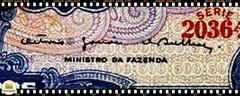 C119 Brasil 50 Centavos em 500 Cruzeiros ND(1967) FE P186a - Mundo Flor de Cunho | Numismática