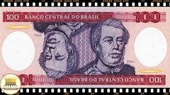 C157 Brasil 100 Cruzeiros ND(1984) FE P198b