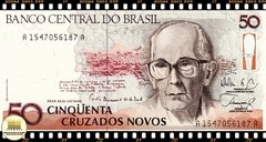 C204 Brasil 50 Cruzados Novos ND(1989) FE P219a