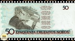 C210a Brasil 50 Cruzeiros em 50 Cruzados Novos ND(1990) FE Série *0004A Reposição P223 - comprar online