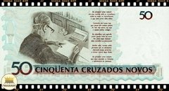 C210a Brasil 50 Cruzeiros em 50 Cruzados Novos ND(1990) FE Série *0005A Reposição P223 - comprar online