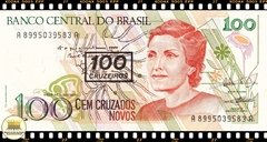 C211 Brasil 100 Cruzeiros em 100 Cruzados Novos ND(1990) FE P224b