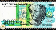 C215 Brasil 200 Cruzeiros ND(1990) FE P228