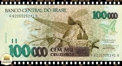 C228 Brasil 100000 Cruzeiros ND(1993) FE Última Série AA 6226 Escassa P235b