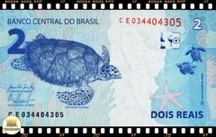 C334 Brasil 2 Reais Serie CE ND(2015) FE P252b na internet
