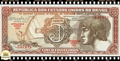 S081 Brasil 5 Cruzeiros ND(1962) FE C112 P166b ®