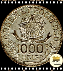 Brasil 1000 Reis 1913 SOB (FALSA) # Moeda Falsa de Época com Prata sobre Zinco ©