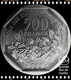 Km 14 Estados Africanos Centrais 500 Francs 1998 (a) XFC © - comprar online