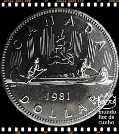 Km 120.1 Canadá 1 Dollar 1981 XFC # Elizabeth II ©