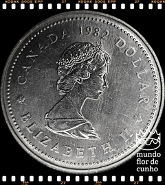 Km 134 Canadá 1 Dollar 1982 XFC # Atos Constitucionais de 1867 e 1982 © - comprar online