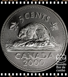 Km 182 Canadá 5 Cents 2000 FC ©
