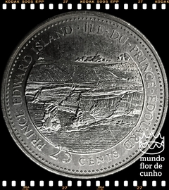 Km 222 Canadá 25 Cents ND(1992) FC # 125° aniversário da Confederação Canadense (1867-1992) ©