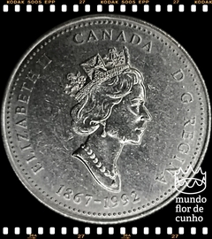 Km 222 Canadá 25 Cents ND(1992) FC # 125° aniversário da Confederação Canadense (1867-1992) © - comprar online