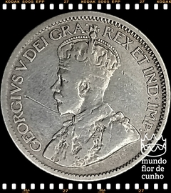 Km 23 Canadá 10 Cents 1914 BC Prata # George VI © - comprar online