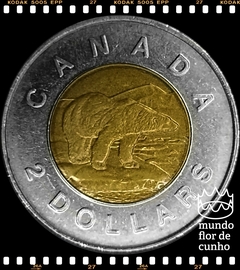 Km 270 Canadá 2 Dollars 1996 MBC Bimetálica ©