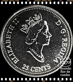 Km 373 Canadá 25 Cents 2000 XFC # Série: A entrada no terceiro milênio - Saúde © - comprar online
