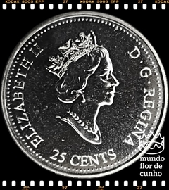 Km 376 Canadá 25 Cents 2000 XFC # Série: A entrada no terceiro milênio - Comunidade © - comprar online