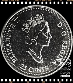 Km 377 Canadá 25 Cents 2000 XFC # Série: A entrada no terceiro milênio - Harmonia © - comprar online