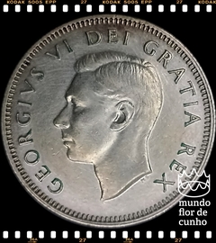 Km 44 Canadá 25 Cents 1951 MBC Prata Escassa # George VI © - comprar online