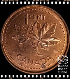 Km 445 Canadá 1 Cent ND(2002) XFC # Jubileu de Ouro da Rainha Elizabeth II ©