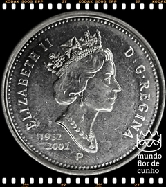 Km 446 Canadá 5 Cents ND(2002)P XFC # Jubileu de Ouro da Rainha Elizabeth II © - comprar online