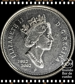 Km 447 Canadá 10 Cents ND(2002)P FC # Jubileu de Ouro da Rainha Elizabeth II © - comprar online