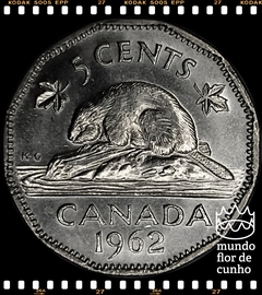 Km 50a Canadá 5 Cents 1962 FC # Elizabeth II ©