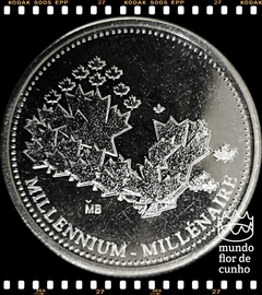 Canadá Medalha da Entrada no 3° Milênio cunhado pela Casa da Moeda do Canadá # 2000 XFC © - comprar online