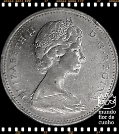 Km 61 Canadá 10 Cents 1966 MBC Prata # Elizabeth II ©