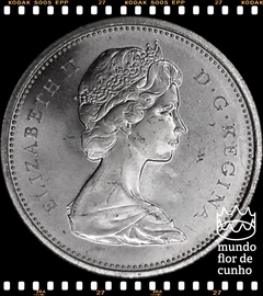 Km 62 Canadá 25 Cents 1966 FC Prata # Elizabeth II © - comprar online