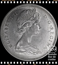 Km 63 Canadá 50 Cents 1965 FC Prata # Elizabeth II © - comprar online