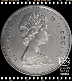 Km 68 Canadá 25 Cents ND (1967) SOB/FC Prata # Centenário do Canadá (1867-1967) © - comprar online