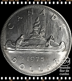 Km 76.2 Canadá 1 Dollar 1975 SOB/FC ©