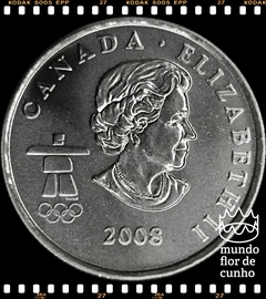 Km 841 Canadá 25 Cents 2008 XFC # Série: Jogos Olímpicos de Inverno de 2010, Vancouver: Bobsled © - comprar online