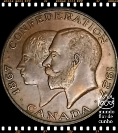 Canadá Medalha Comemoração da Confederação de 1867 # ND (1927) SOB © - comprar online