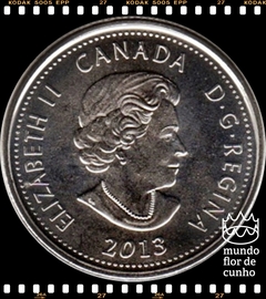 Km 1700a Canadá 25 Cents 2013 XFC Colorida # A Guerra de 1812 - Laura Secord © - comprar online