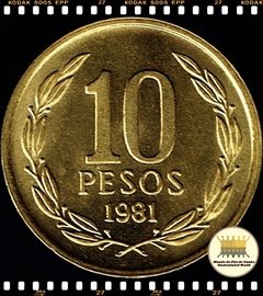 Km 218.1 Chile 10 Pesos 1981 XFC ® - comprar online