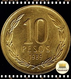 Km 218.2 Chile 10 Pesos (Nós Temos Mais de Uma Data # Favor Escolher uma Data Abaixo e o Estado de Conservação) 1988 1989 ® - comprar online