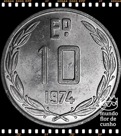 Km 200 Chile 10 Escudos 1974 XFC ©
