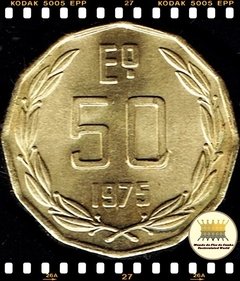 Km 201 Chile 50 Escudos (Nós Temos Mais de Uma Data # Favor Escolher uma Data Abaixo e o Estado de Conservação) 1974 1975 ® - comprar online