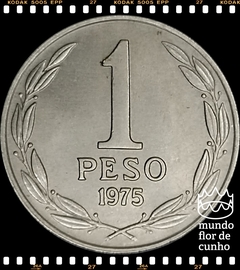 Km 207 Chile 1 Peso 1975 So FC ©