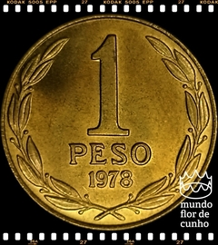 Km 208a Chile 1 Peso 1978 So XFC ©