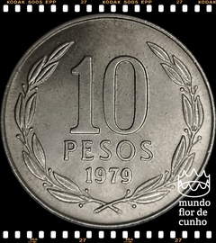 Km 210 Chile 10 Pesos 1979 So XFC ©