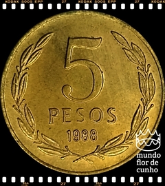 Km 217.2 Chile 5 Pesos 1988 So XFC © - comprar online