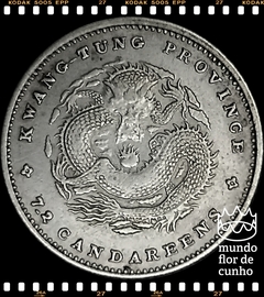 Km 200 China, Província Kwangtung 10 Cents ND(1890-1908) BC/MBC Prata Escassa # Imperador Guangxu © - comprar online