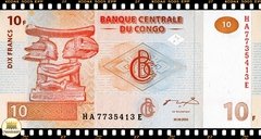 .P93A Congo, Republica Democratica 10 Francs 30/06/2003 FE